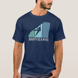 Camiseta Subindo - A gravidade é um mito
