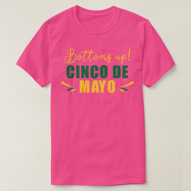Camiseta Subindo Comemora Cinco De Mayo 2023 Com O México (Frente do Design)