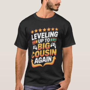 Camiseta Subindo de Nível para Primo Mais Velho Novamente R