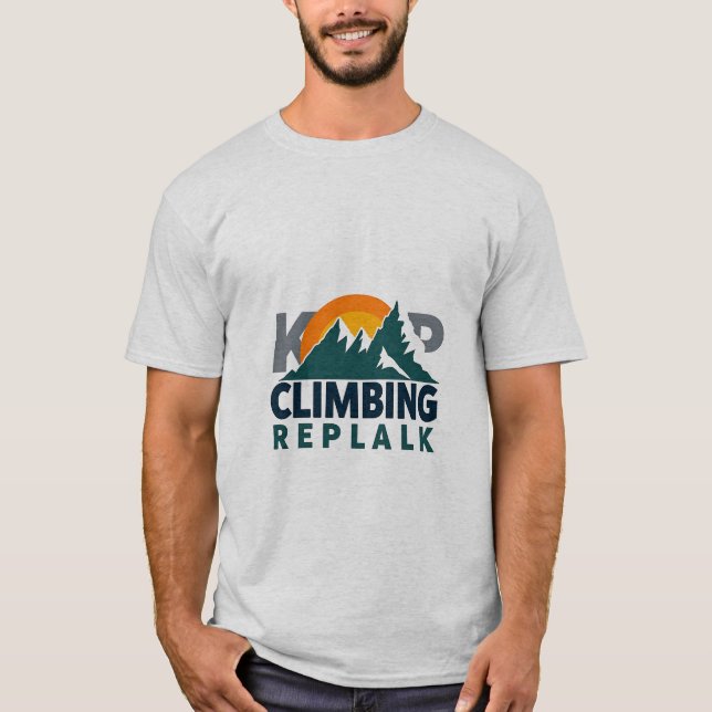 Camiseta Subindo Design de Aventura Replak (Frente)