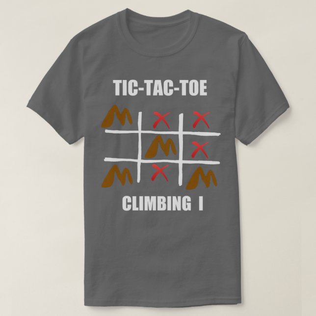 Camiseta Subindo o Tic Tac Toe sempre ganhaTShirt (Frente do Design)