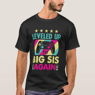 Camiseta Subindo para Irmã Mais Velha Novamente Promovida a