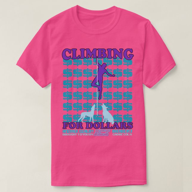 Camiseta Subindo por Dólares (Frente do Design)