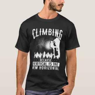 Camiseta Subindo Porque Vertical É A Nova Ba Horizontal