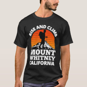 Camiseta Subir e escalar Monte Whitney Califórnia Montanha