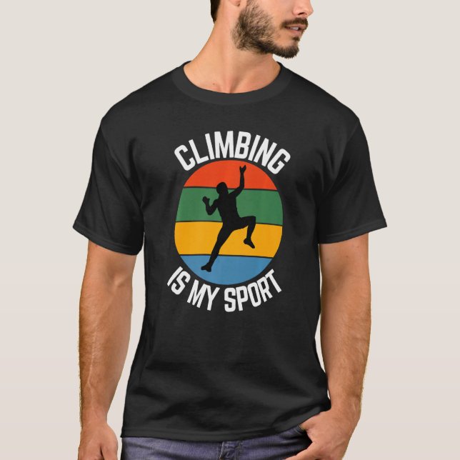 Camiseta Subir É O Meu Esporte, Alpinistas (Frente)