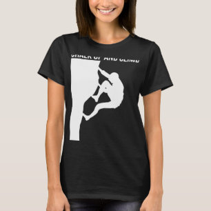 Camiseta Subir E Subir O Esporte Climático Subindo Boulderi