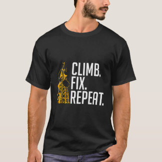 Camiseta Subir Fix Repetir Clima Torre