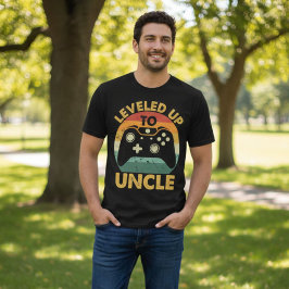 Camiseta Subiu de Nível para Tio