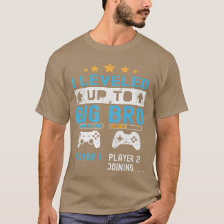 Camiseta Subiu para Big Bro Gamer Novo Jogador Entrando Soo