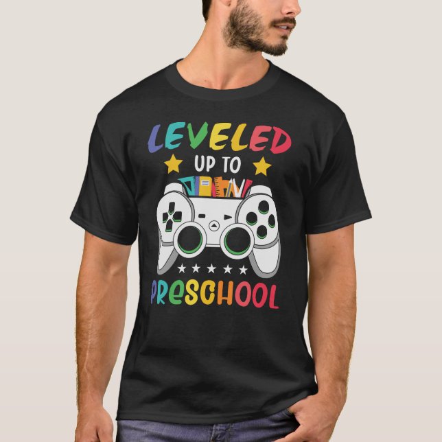 Camiseta Subiu Para o Jardim de Infância Presente Escolar d (Frente)