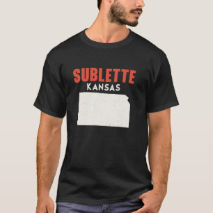 Camiseta Sublette Kansas EUA State America Viagem Kansan