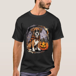 Camiseta Sublimação de Abóbora de Halloween de Cachorro Box