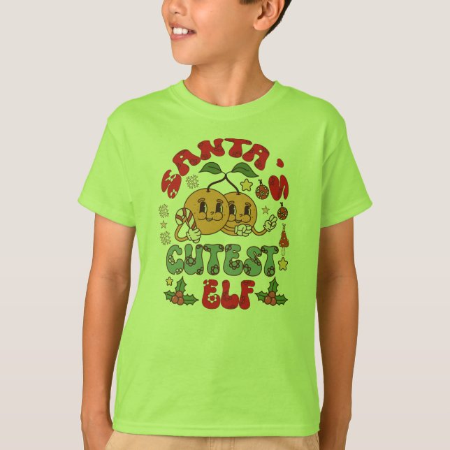 Camiseta Sublimação Elf Mais papai noel - 80881 (Frente)