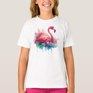 Camiseta Sublimação Flamingo Rosa-95158