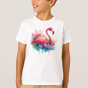 Camiseta Sublimação Flamingo Rosa-95159