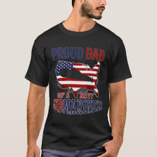 Camiseta Submarinista Submarinos Veterano Orgulhoso Pai de