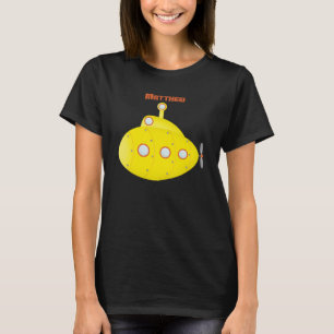 Camiseta Submarino Amarelo de Águas Profundas