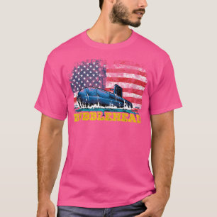 Camiseta Submarino Cabeça de Bolha Veterano Marinheiro Subm