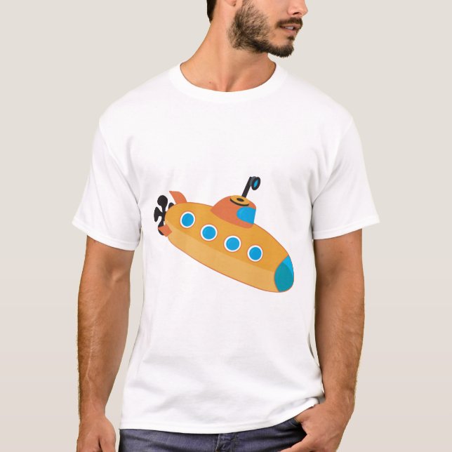 Camiseta Submarino de Cubo (Frente)