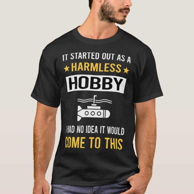 Camiseta Submarino de Hobby Sem Ferimento (Frente)