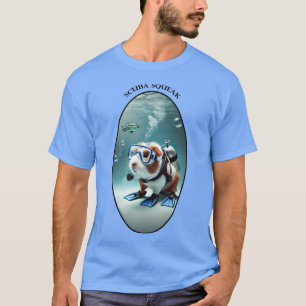 Camiseta Submarino do SCUBA na Guiné Porco com Tanque URM