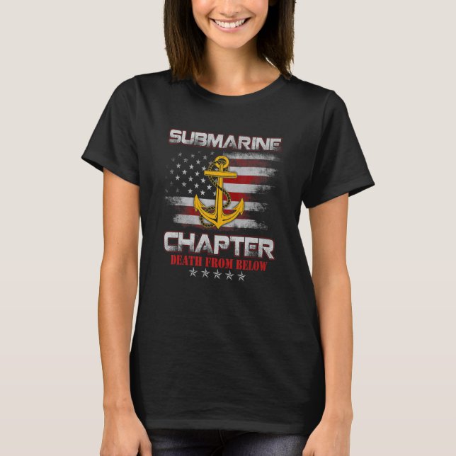 Camiseta Submarino dos Estados Unidos Capítulo Morte Vetera (Frente)