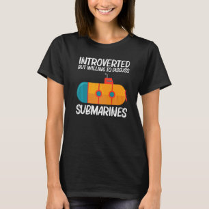 Camiseta Submarino Legal Para Homens Mulheres Mar Veterano