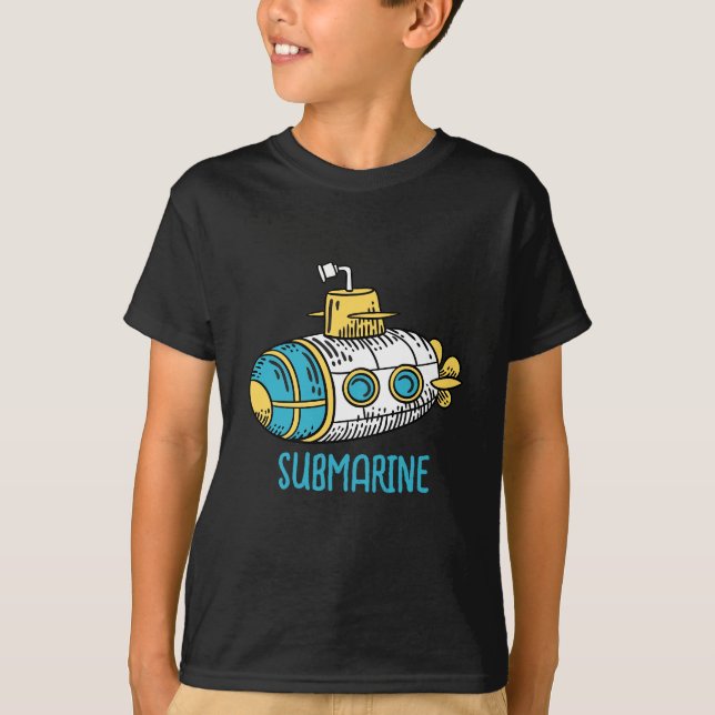 Camiseta Submarino - Presente Para Alugueiros Submarinos (Frente)
