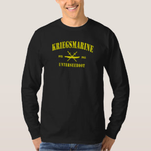 Camiseta Submarino U da Kriegsmarine da Segunda Guerra Mund