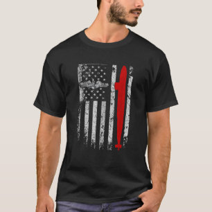 Camiseta Submarinos E.U.A. Veteranos Bandeira Americana Pat