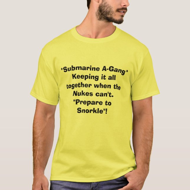 Camiseta Submarinos para sempre (Frente)