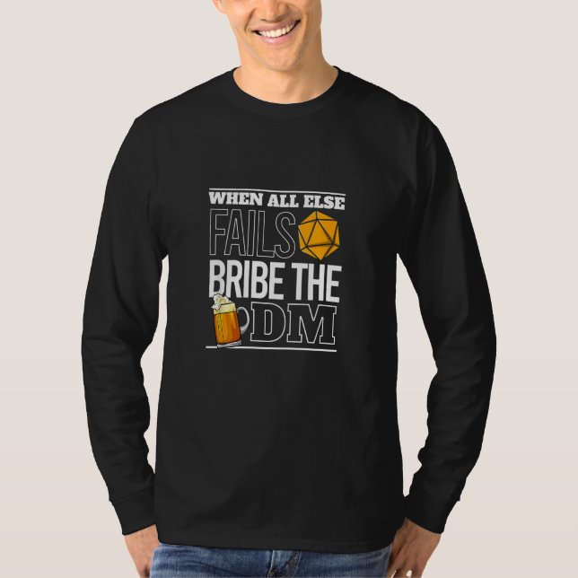 Camiseta Submeter A Reprodução Da Função Ttrpg Do Tabletop  (Frente)