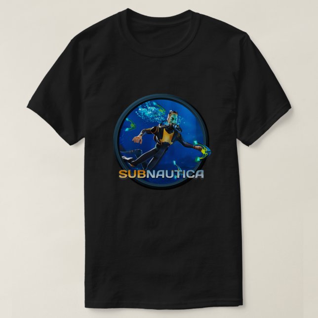 Camiseta Subnáutica - Indie Game Essential (Frente do Design)