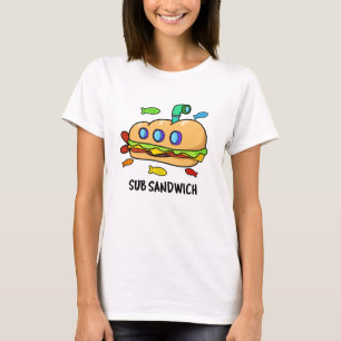 Camiseta Subsanduíche Funny Comida Pun