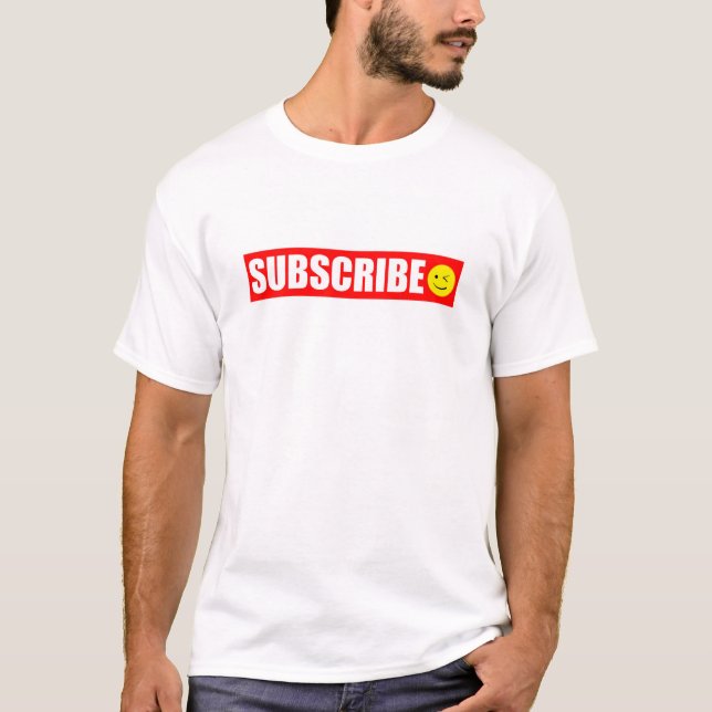 Camiseta Subscrever T-Shirt (Frente)