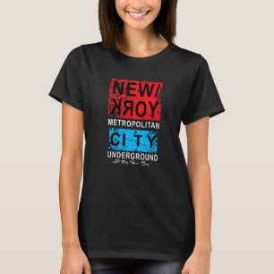 Camiseta Subsolo Metropolitano de Nova Iorque em Nova Iorqu