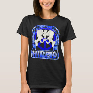 Camiseta Substituição da anca quebrada por hippie Floral Bi