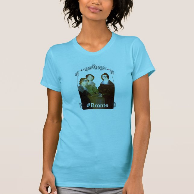 Camiseta Substituição das irmãs de Bronte do hipster (Frente)