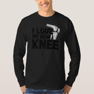 Camiseta Substituição Do Joelho Por Cirurgia Do Joelho Eu A