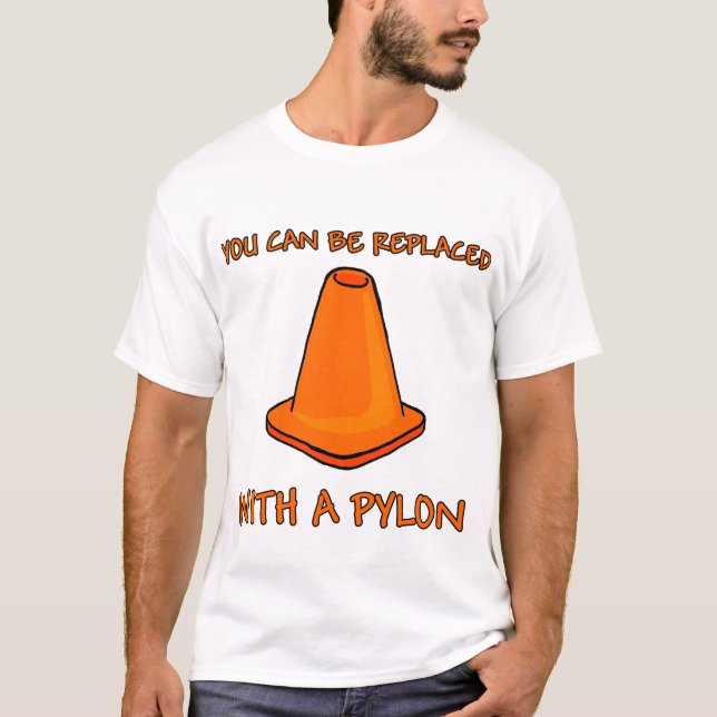 Camiseta Substituído com um pilão (Frente)