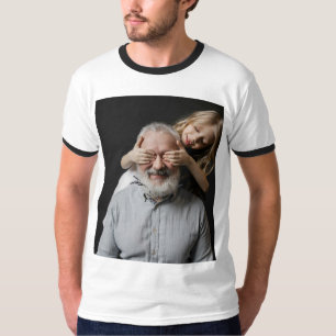 Camiseta Substituir por T-Shirt personalizado de Ringer Bas