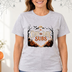 Camiseta Substituto de Halloween do Dia a Dia Subs