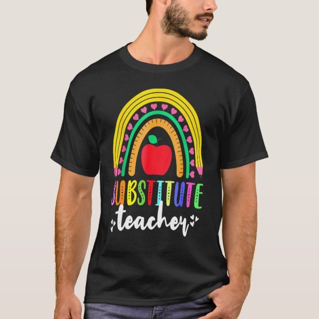 Camiseta Substituto Professor Arco-Íris Sub-Esquadrão Trase (Frente)