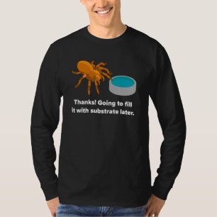 Camiseta Substrato e Wat do Proprietário da Aranha Tarantul