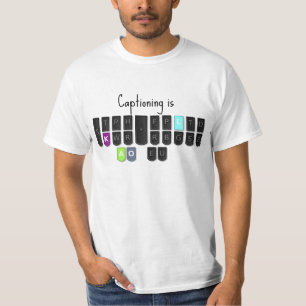 Camiseta Subtitular é teclado legal de Steno