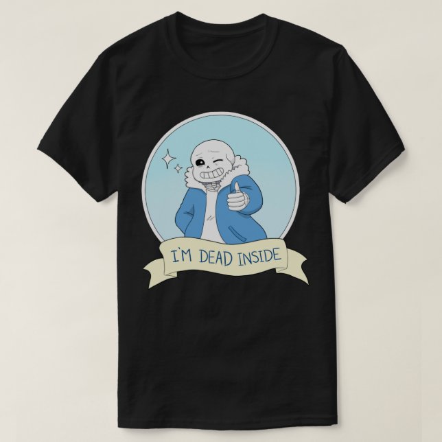 Camiseta Subtítulo - Sans &quot;I&x27;m Dentro de Morto;  (Frente do Design)