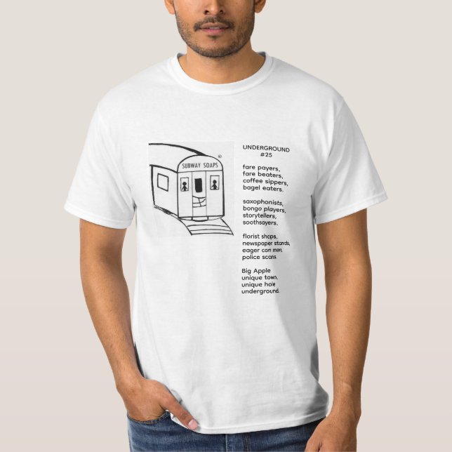 Camiseta Subway Sightseeing Adventure t-shirt (Frente)