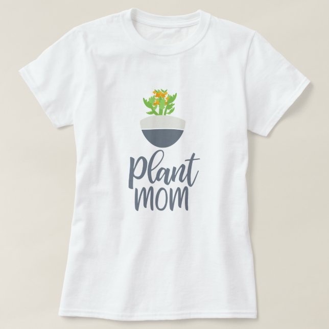 Camiseta Succulent Kalanchoe Plant Mãe Design (Frente do Design)