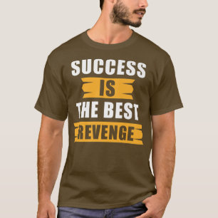 Camiseta Sucesso de citação de motivação é o melhor equilíb